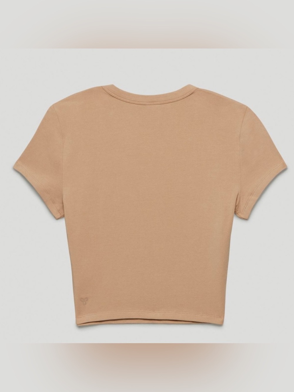 TNA Aritzia Costa Beige Cutout Crop Top XL - Picture 3 of 13
